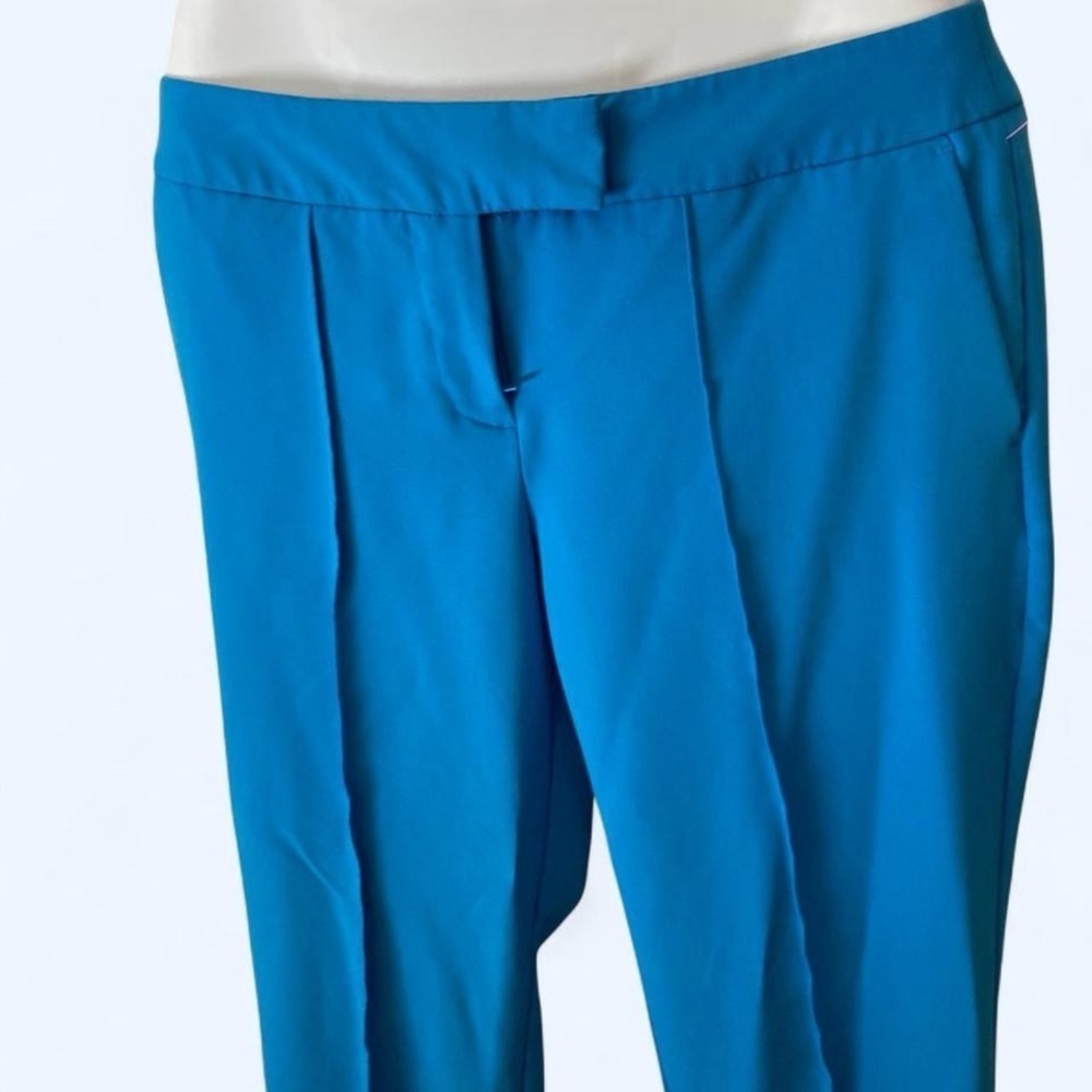 Blue A-line pleated trousers Worthington 4